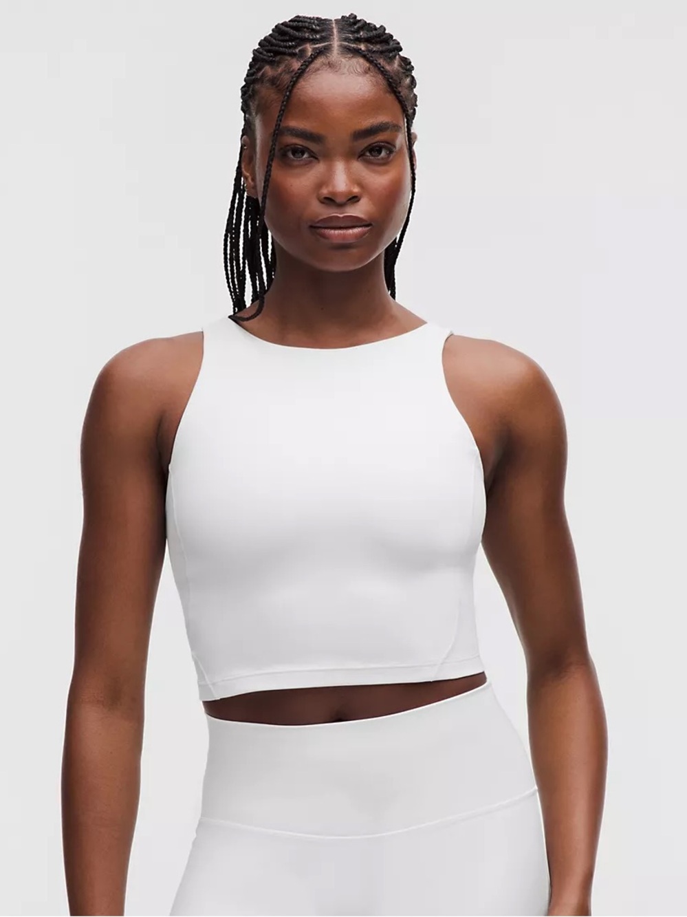 Lululemon Align High Neck Top in White